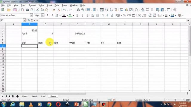 How to make a dynamic calendar in libreoffice calc смотреть онлайн