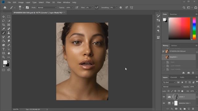 How to Correct Skin Tones // Skin tone Retouching Tutorial in Photoshop [Beauty Photography Retouch смотреть онлайн