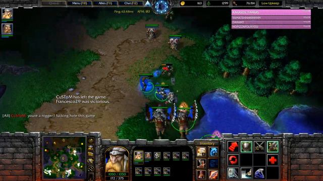 Warcraft 3 - Mountain King and Paladyn vs Orc смотреть онлайн