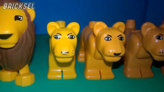Ах эти глаза напротив, Часть 4. Львы. LEGO DUPLO. Лего дупло животные Лев. Львица. Львенок. смотреть онлайн