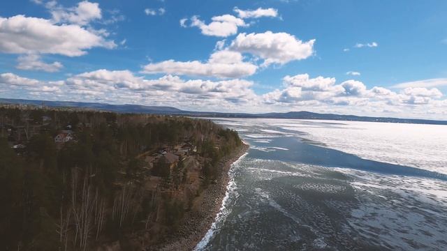 Набережная Падун. Братск. Природа. смотреть онлайн