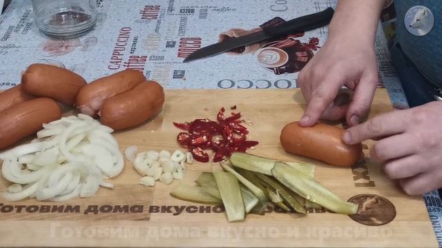 Утопенцы по-чешски. Маринованные шпикачки, острая закуска смотреть онлайн