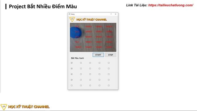 Demo Dự Án Bắt Màu Nhiều Điểm OpenCV Python смотреть онлайн