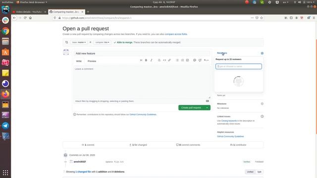 Как создать Pull Request в Github смотреть онлайн