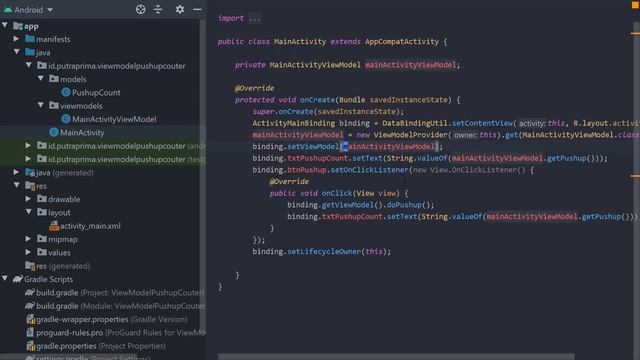 Belajar Android Jetpack MVVM Java - Basic ViewModel смотреть онлайн