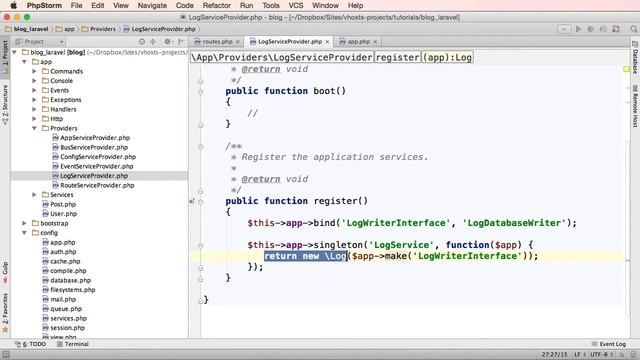 Laravel 5 - ServiceProviders | School of Net смотреть онлайн