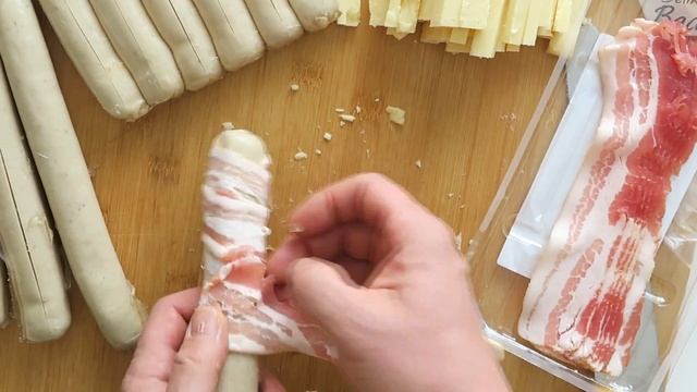 Rostbratwurst & Cheese & Bacon / гриль колбаски & сыр & Бэкон смотреть онлайн