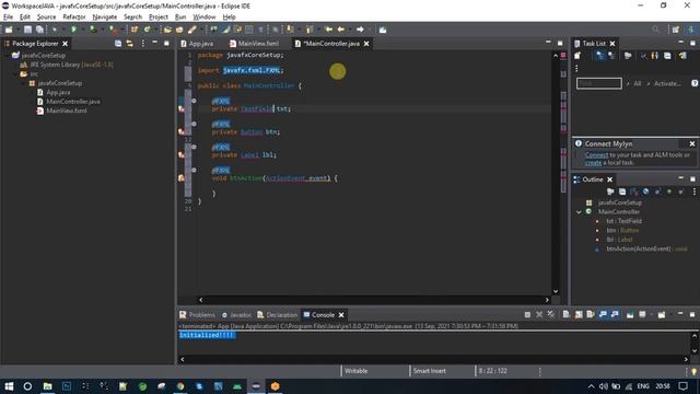 How to start JavaFX project | Java | JavaFX - v01| SceneBuilder | Eclipse | смотреть онлайн