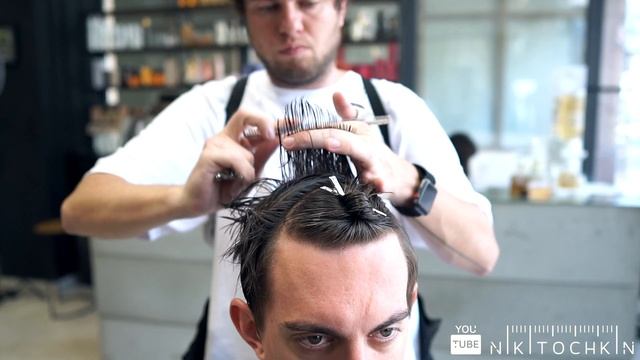 Square Layers Haircut For Men