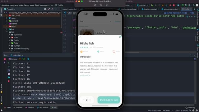 Flutter E-commerce Complete App смотреть онлайн