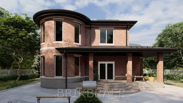 Проект двухэтажного дома площадью 303 м2 смотреть онлайн