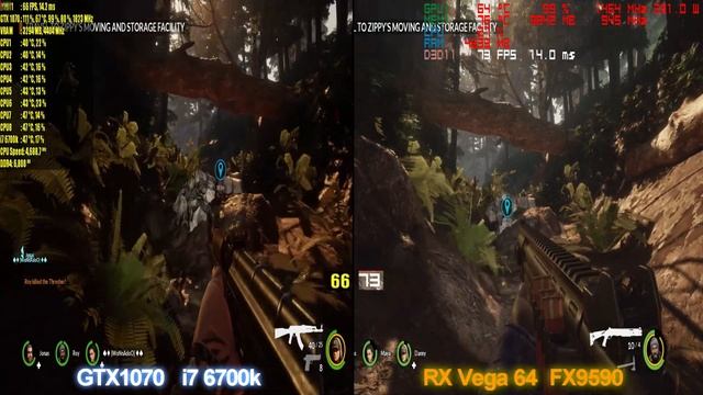 Earthfall GTX 1070 i7 6700k VS RX Vega 64 FX9590 (1440p Ультра) смотреть онлайн