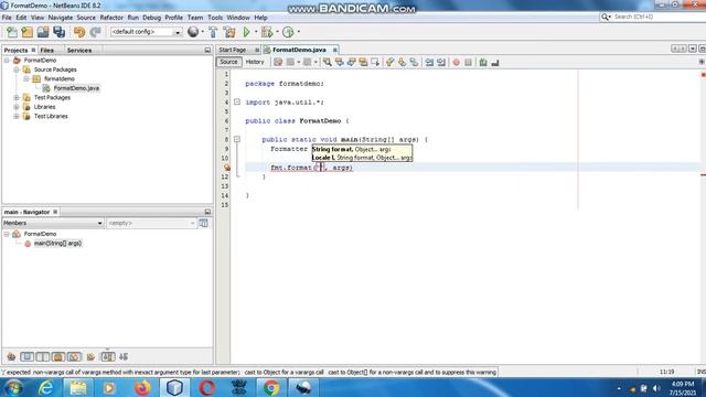 Java the complete Reference Ninth Edition (Chapter 19) Example (12) Formatting Basics смотреть онлайн