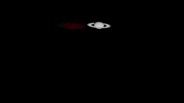 Saturn mit Teleskop gefilmt смотреть онлайн