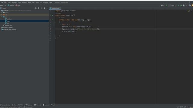 Addition Of Two Number In Java(User Input) смотреть онлайн