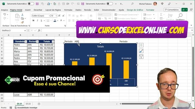Como Fazer Gráficos Dinâmicos no Excel 365 смотреть онлайн