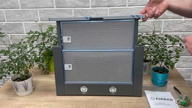 Обзор телескопической вытяжки Ciarko Turbo 50 inox смотреть онлайн