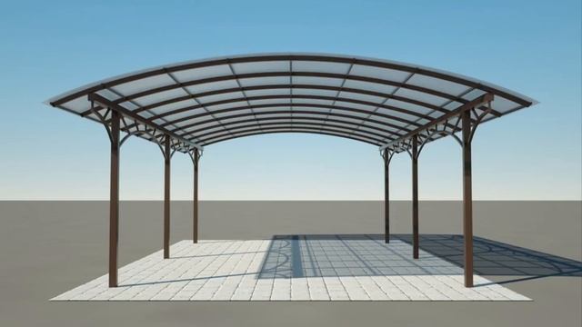 Отзыв NAVESOFF. Навес. Топ продаж. Проект навеса. 3D-проект навеса.