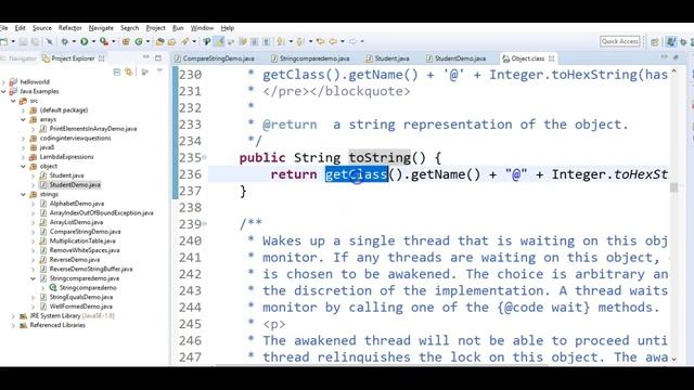 How to print an Object in java? смотреть онлайн