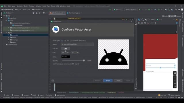 How to create an attractive login page on android studio | using xml language смотреть онлайн