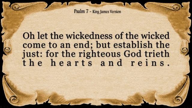 Psalm 7 - I Take Refuge in You (With words - KJV) смотреть онлайн