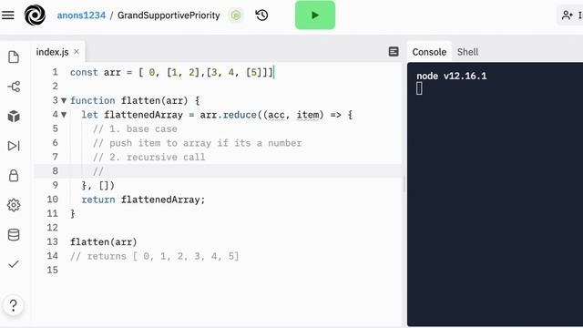 Cracking the JavaScript Coding Interview (Part 31) Solution: Flatten Array смотреть онлайн