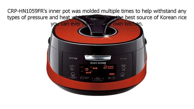 Special Discount on Cuckoo Electric Induction Heating Pressure Rice Cooker CRP HN1059F Red смотреть онлайн