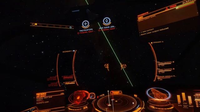 Elite: Dangerous // Test Driving the Python in Conflict Zone (Low Intensity) смотреть онлайн