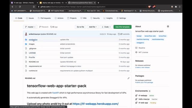 Deploy Python app on Heroku Cloud in 5 minutes | FastAPI & Tensorflow смотреть онлайн