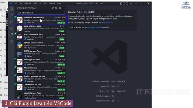 Hướng lập lập trình java trên visual studio code vscode смотреть онлайн