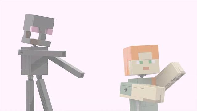 LEGO Minecraft: Enderman Big Fig Tutorial (2 versions!) смотреть онлайн