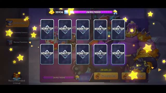 Nonstop Game: Cyber Raid - Advanced Summon Event #1 {400 Gold Key Summons} (iOS) смотреть онлайн