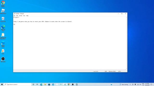 How to reset your GPU (Win+Ctrl+Shift+B) смотреть онлайн