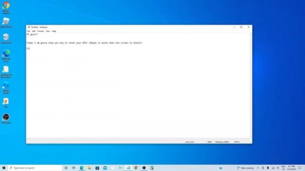 How to reset your GPU (Win+Ctrl+Shift+B)