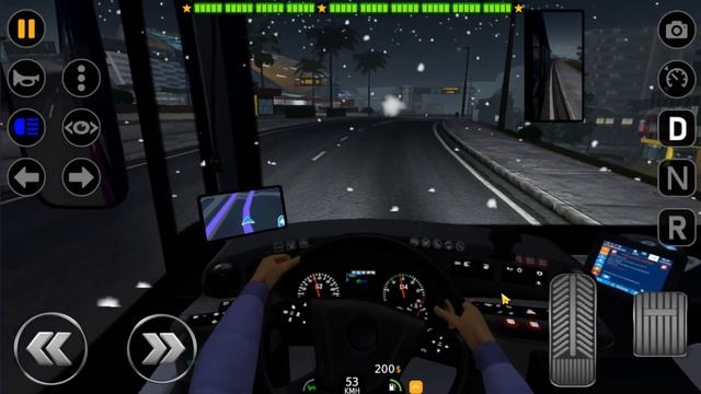 Dubai Sokaklarında Yolcu Taşıyoruz / Karlı Ve Yağışlı Hava / BUS SİMULATOR 2023 смотреть онлайн