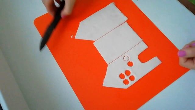 Новогодний подсвечник домик? из холодного фарфора смотреть онлайн