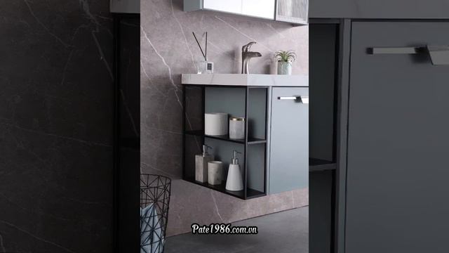 Thiết bị vệ sinh Pate- Italy. Bộ tủ chậu liền gương 9040-80 смотреть онлайн