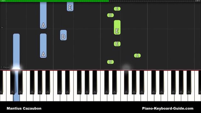 Alan Walker Tired ft. Gavin James Piano Tutorial смотреть онлайн