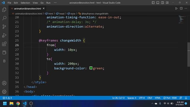 CSS Tutorial: Animations, Keyframes and Transitions in css all properties|| by @theCodeDefinition смотреть онлайн