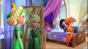 Царевны и Таинственная гостья Даша с пианино.