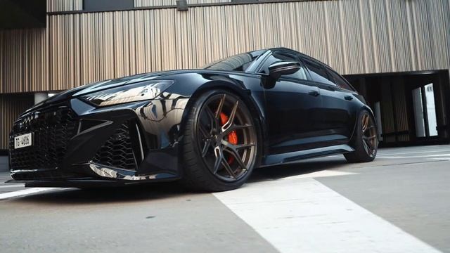 Audi RS6 C8 on Vossen HF5 смотреть онлайн