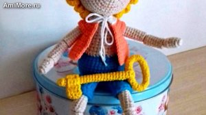 Амигуруми: схема Буратино. Игрушки вязаные крючком - Free crochet patterns.