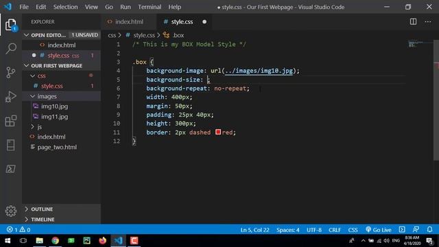 HTML and CSS For Beginners - CSS Background Image смотреть онлайн