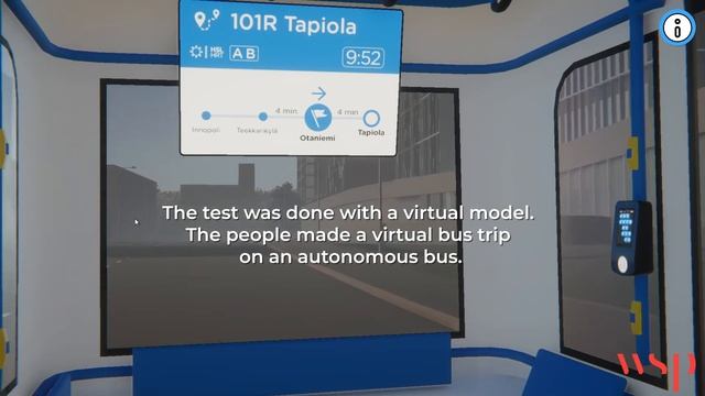 Accessibility testing of an autonomous bus in Espoo, Finland смотреть онлайн