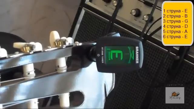 Что такое тюнер. Как настроить гитару по тюнеру смотреть онлайн