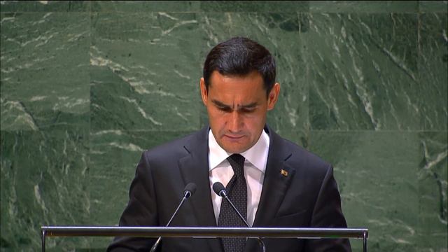 Выступление президента Туркменистана на заседании 78-й сессии Генассамблеи ООН. #UNGA78, #GADebate7 смотреть онлайн