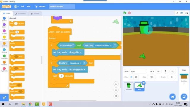 Scratch 3 0 การสร้างเกมเก็บขยะ смотреть онлайн