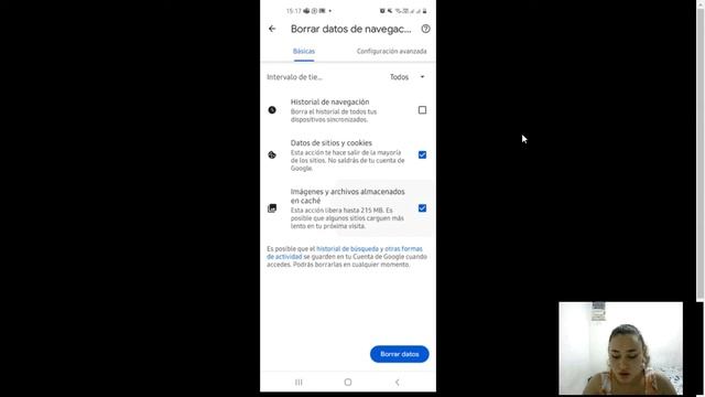 Como Borrar las cookies O Cache del navegador Google Chrome en un dispositivo Android смотреть онлайн