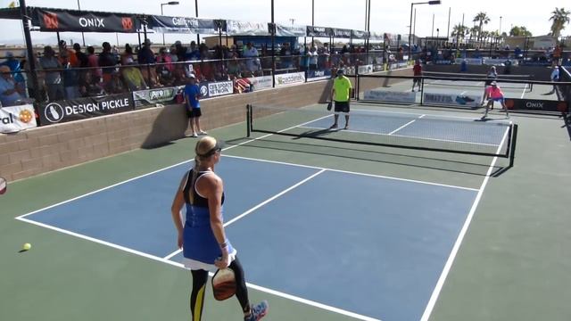 Nationals Pickleball-50+ 5.0MX 1/4 Jennifer Lucore/Steve Cole v Kim Jagd/Scott Burr part смотреть онлайн