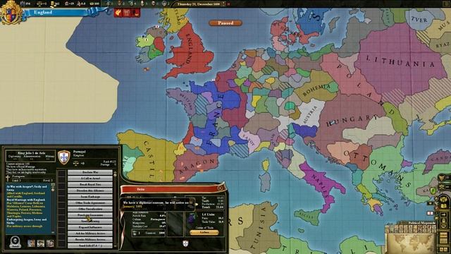 Europa Universalis III England Let's Play and Learn (3) смотреть онлайн